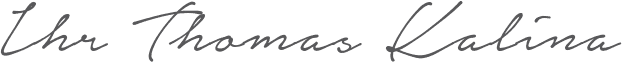Thomas Kalina Unterschrift