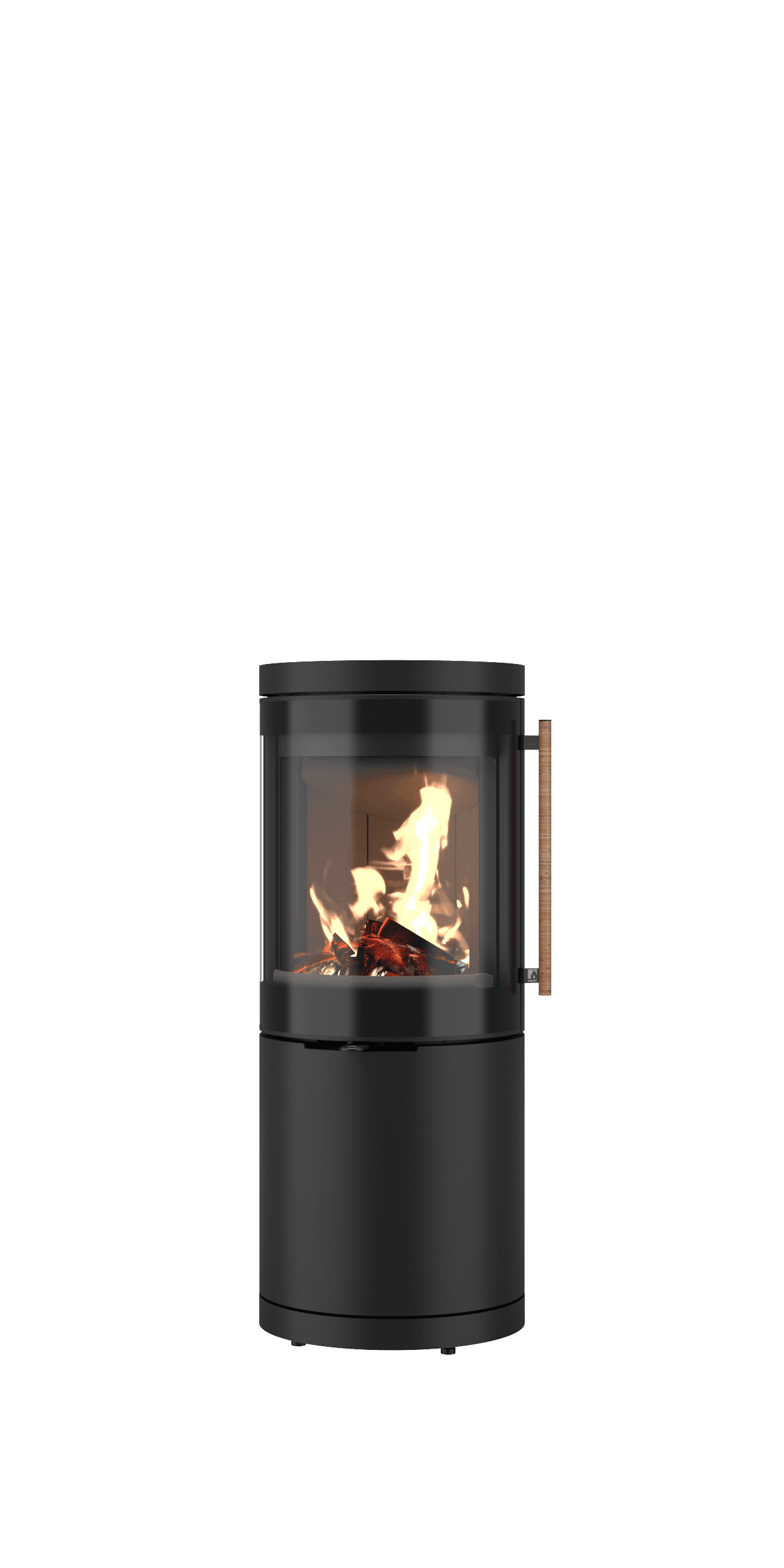 Drooff Brunello 2 S Kaminofen mit brennendem Feuer