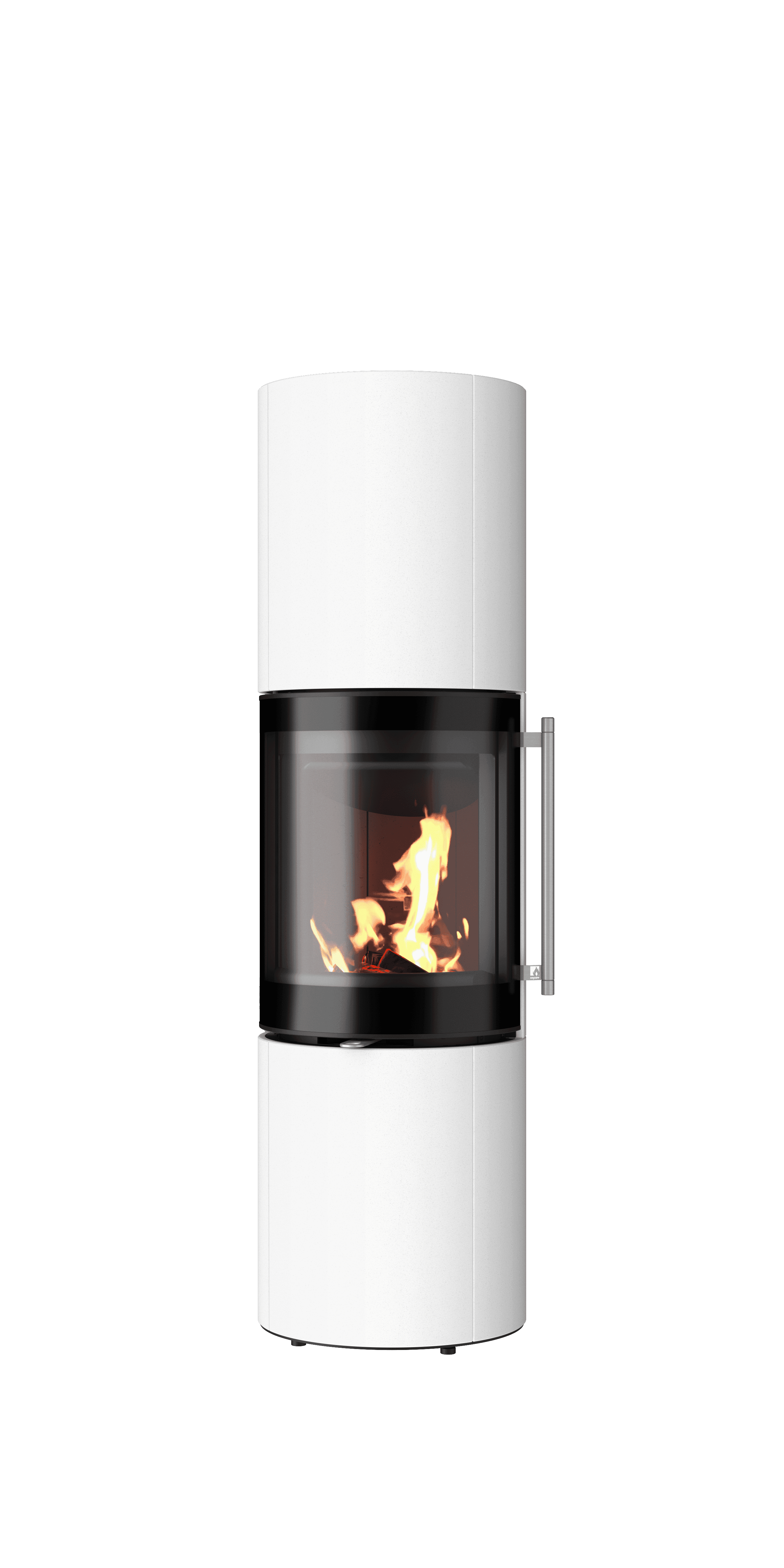 Drooff Brunello 2 L Kaminofen mit brennendem Feuer