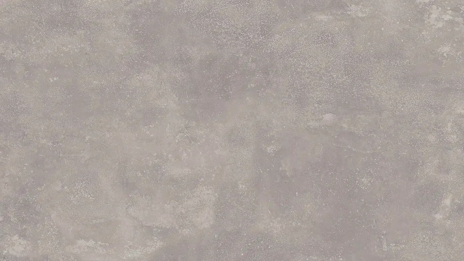 Sinterkeramik-Oberflächenstruktur in Grautönen mit gesprenkelter, mineralischer Textur