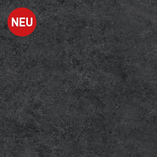 Muster der Sinterkeramik-Oberfläche Beren Black soft für CB-tec neocube und monolith Feuerstätten