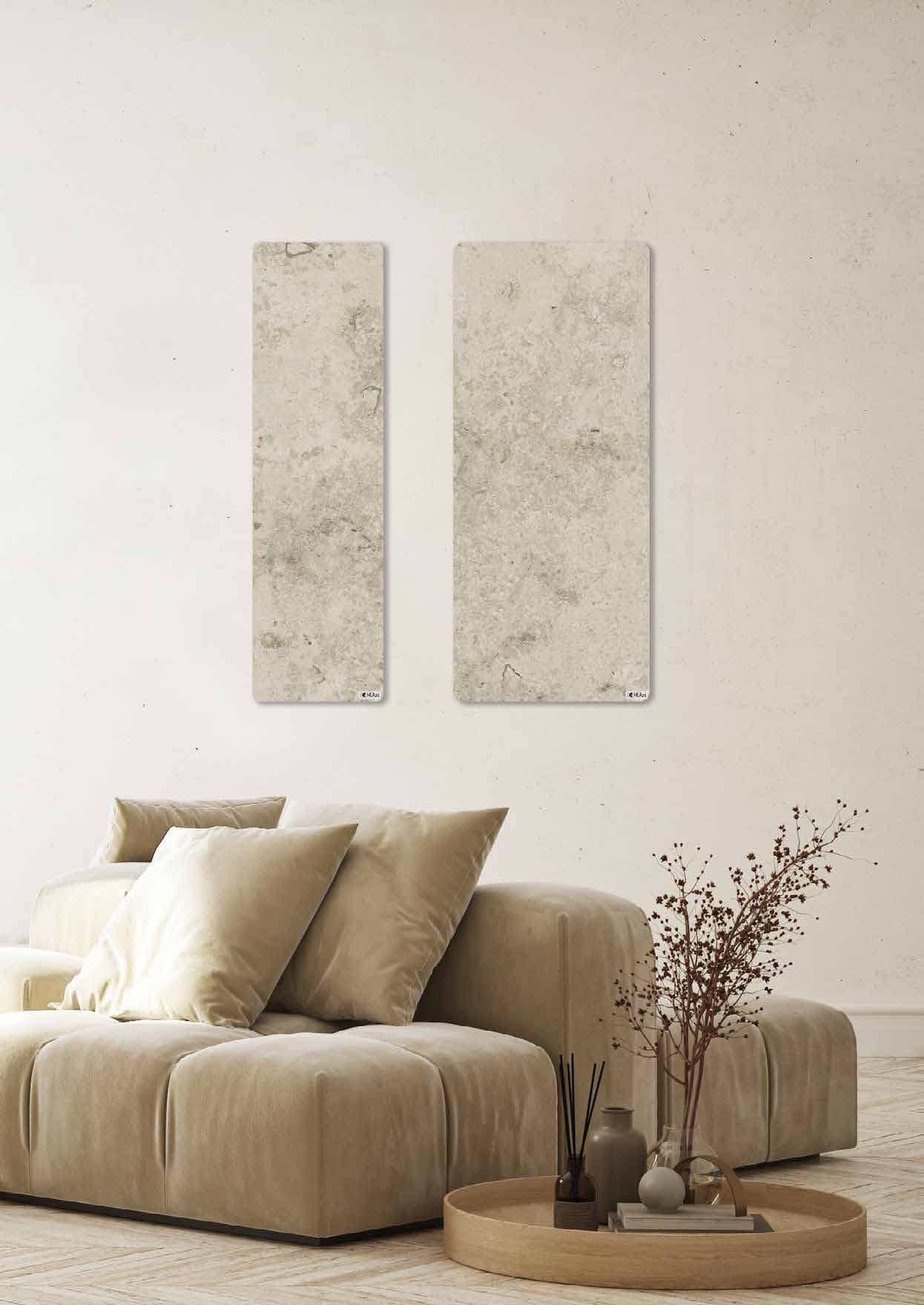 HEAzs Infrarot-Heizpaneel 40 × 170 cm mit 450 Watt, wohnraum zwei paneele