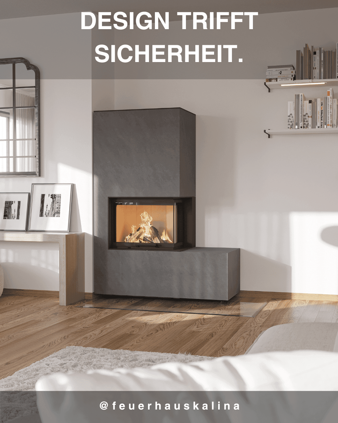 Design-Kaminofen verbindet Ästhetik und Sicherheit