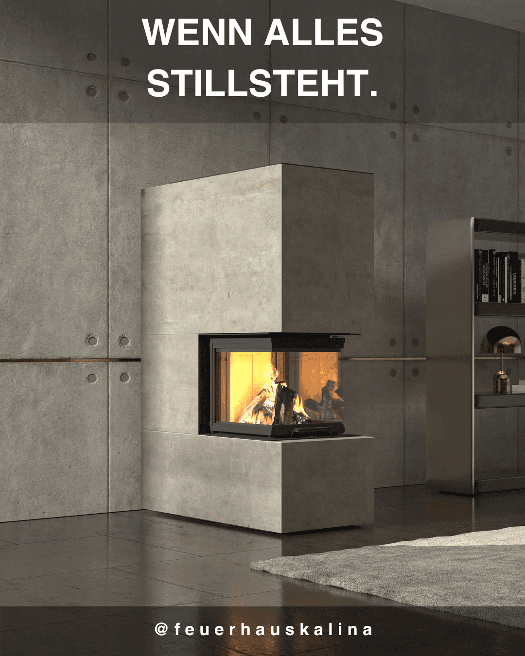 Kaminofen spendet Wärme bei Stromausfall und Energiekrise