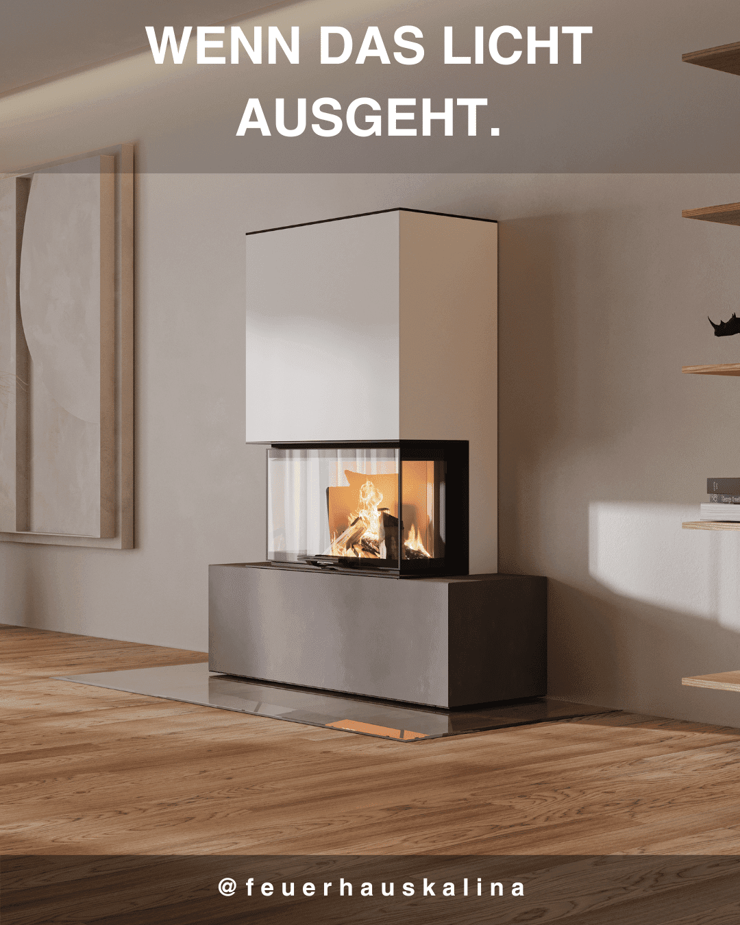 Kaminofen als Wärmequelle bei Stromausfall