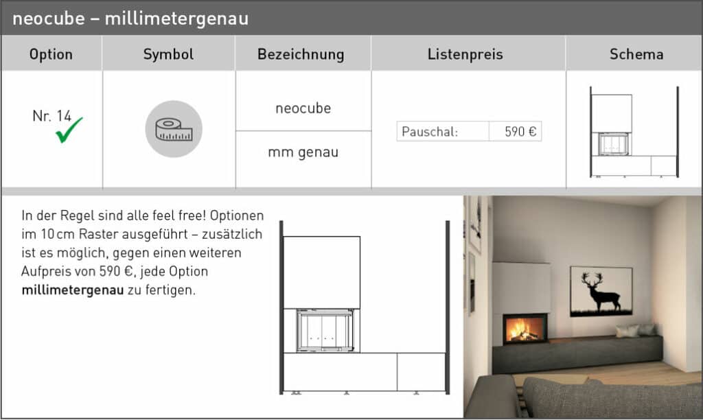 feel free 14 neocube millimetergenau