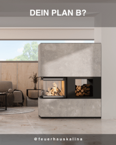 Kaminofen als Notfalllösung bei Stromausfall