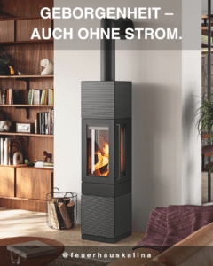 Kaminofen sorgt fĂŒr Geborgenheit und WĂ€rme bei Stromausfall