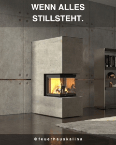 Kaminofen spendet WĂ€rme bei Stromausfall und Energiekrise