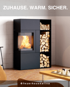 Kaminofen sorgt fĂŒr ein warmes und sicheres Zuhause